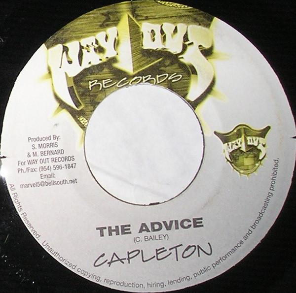 7-дюймовая пластинка CAPLETON / JAH THUNDER - The Advice / Find The Leader НИКАКОГО ВЫХОДА Records 2000 Ямайка Регги, Ска и Даб Б/У
7-дюймовая пластинка CAPLETON / JAH THUNDER - The Advice / Find The Leader НИКАКОГО ВЫХОДА Records 2000 Ямайка Регги, Ска и Даб Б/У