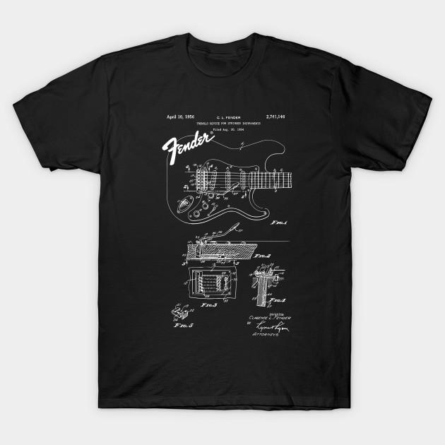 Men Black Print T-shirt Us Patent - Fender Stratocaster Guitar No-Cut Transfer Paper Print Cotton Tshirt L
Men Black Print T-shirt Us Patent - Fender Stratocaster Guitar No-Cut Transfer Paper Print Cotton Tshirt L