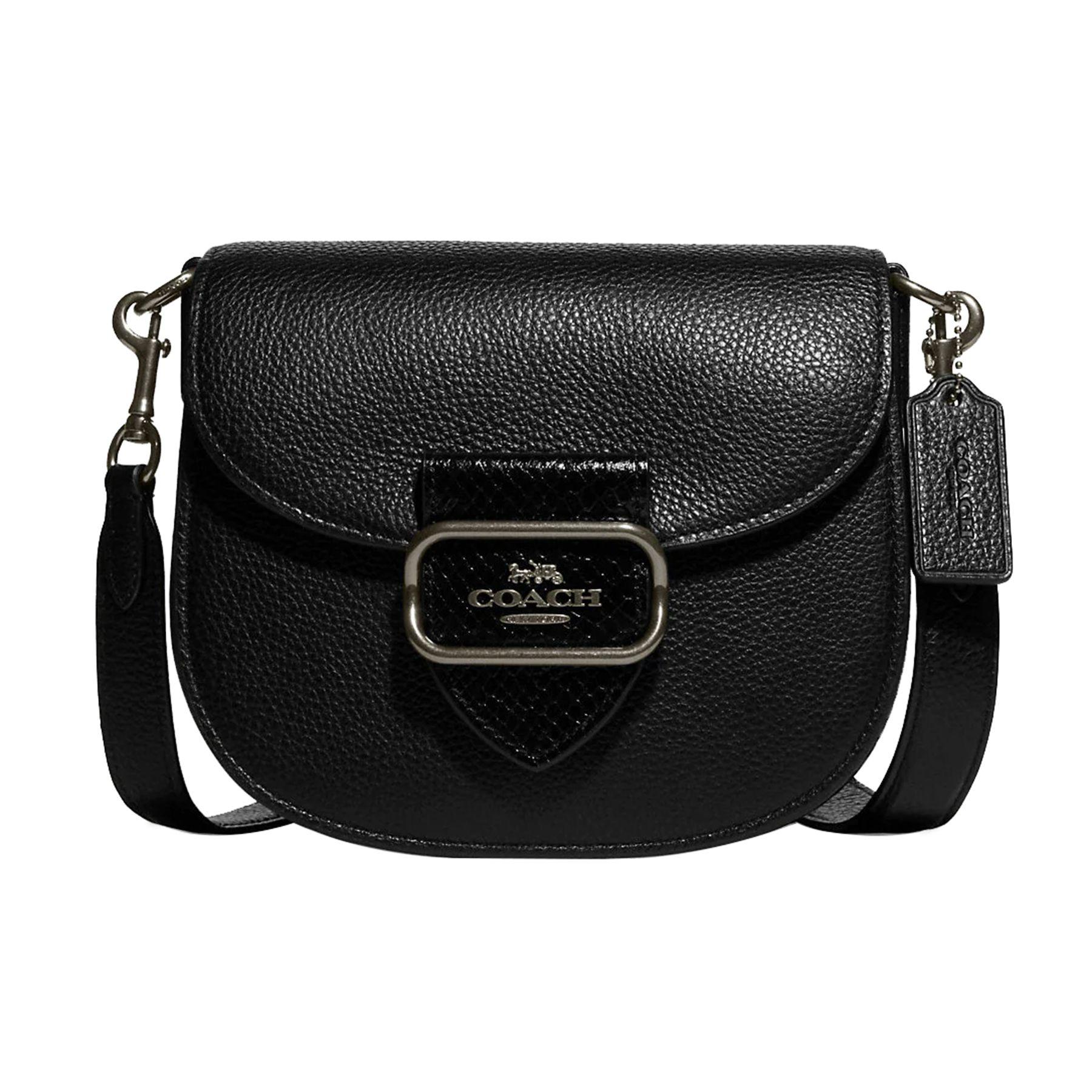 Coach Morgan 20 Snap Closure Removable Shoulder Strap Pebble Leather Saddle Bag Women Shoulder Bag Black CG470-QBM2 Basic Set (Bag+Dust Bag)
Coach Morgan 20 Snap Closure Removable Shoulder Strap Pebble Leather Saddle Bag Women Shoulder Bag Black CG470-QBM2 Basic Set (Bag+Dust Bag)
