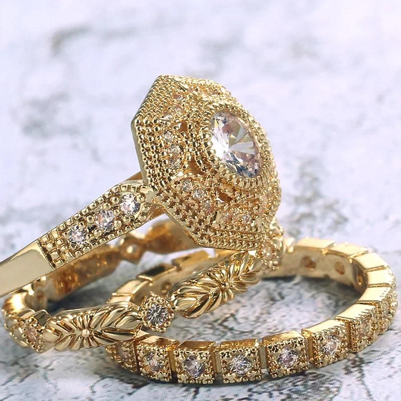2026 Trendy Luxury 3 PC Bridal Ring Sets Noble Royal Golden Color with Cubic Zircon Stone Factory Wholesale Women Midi 6
2026 Trendy Luxury 3 PC Bridal Ring Sets Noble Royal Golden Color with Cubic Zircon Stone Factory Wholesale Women Midi 6