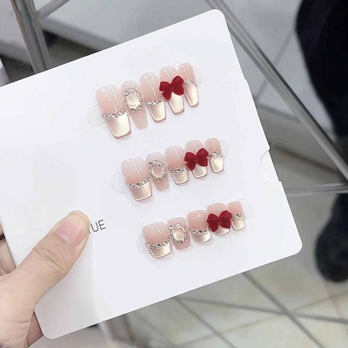 Pure Hand-made Phototherapy Wear Nail Tablets and A Daughter-in-law Wear Nail Finished Product Reusable Nail Art extra small xs
Pure Hand-made Phototherapy Wear Nail Tablets and A Daughter-in-law Wear Nail Finished Product Reusable Nail Art extra small xs