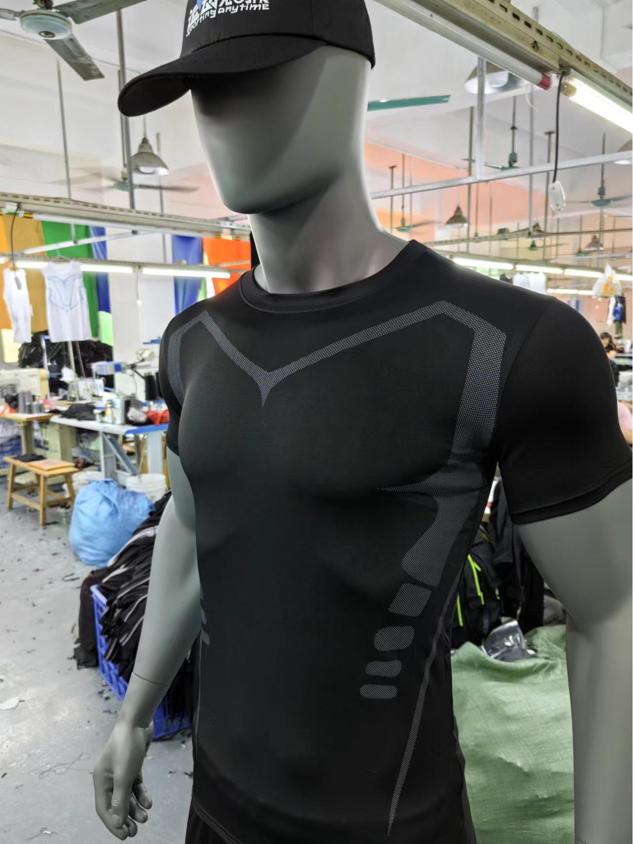 Мужской быстросохнущий дышащий высокоэластичный фитнес-костюм для бега и баскетбола S
Мужской быстросохнущий дышащий высокоэластичный фитнес-костюм для бега и баскетбола S