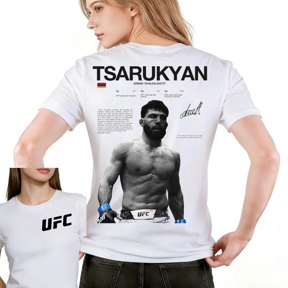 2026 Summer UFC Arman Tsarukyan Fighting Graphic Tshirt Women Sports Cotton Short Sleeve Loose Leisure Fitness Shirt Unisex 4XL
2026 Summer UFC Arman Tsarukyan Fighting Graphic Tshirt Women Sports Cotton Short Sleeve Loose Leisure Fitness Shirt Unisex 4XL