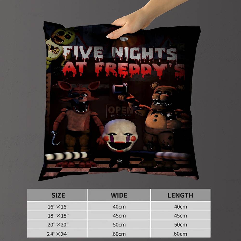FnaF Personalized picture text home decorative pillows Household Gifts xcm 30x30 cm
FnaF Personalized picture text home decorative pillows Household Gifts xcm 30x30 cm