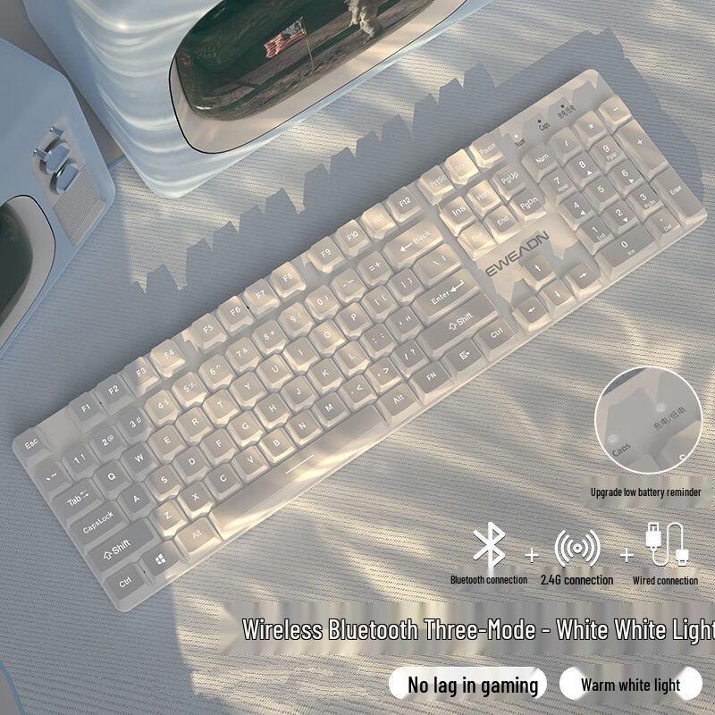 QISA Tri-Mode Wireless Mechanical Keyboard
QISA Tri-Mode Wireless Mechanical Keyboard