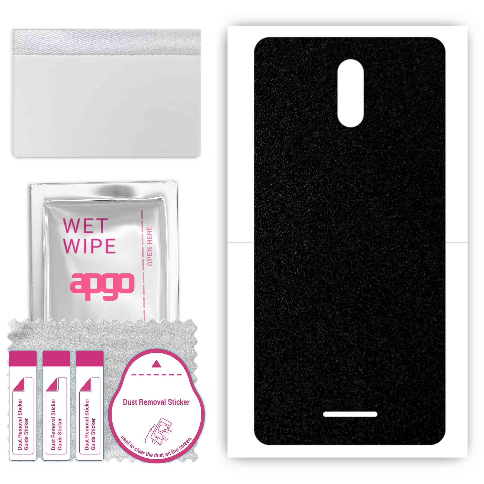 apgo Protective Skin Sticker for the back compatible with Wiko Sunny 5, Wrap Film, Foil, Vinyl - Pattern Matte Black
apgo Protective Skin Sticker for the back compatible with Wiko Sunny 5, Wrap Film, Foil, Vinyl - Pattern Matte Black
