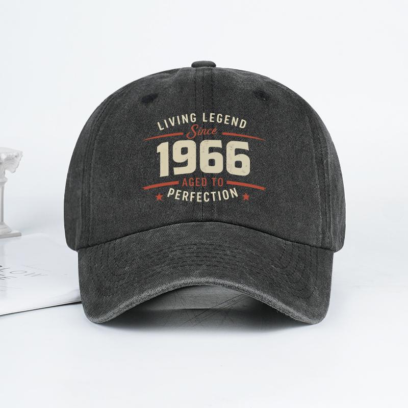 Living Legend Since 1966 Washed Baseball Cap Adjustable Unisex Gift For 60th Birthday & Vintage Lovers чорний
Living Legend Since 1966 Washed Baseball Cap Adjustable Unisex Gift For 60th Birthday & Vintage Lovers чорний