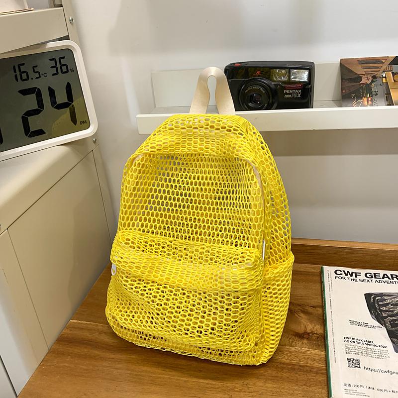 LEFTSIDE Small Mesh Backpack Bags 2025 Women Solid Color Back Packs Females Travel Simple Beach Student School Backpacks 23.5cmx10cmx29.5cm жовтий
LEFTSIDE Small Mesh Backpack Bags 2025 Women Solid Color Back Packs Females Travel Simple Beach Student School Backpacks 23.5cmx10cmx29.5cm жовтий
