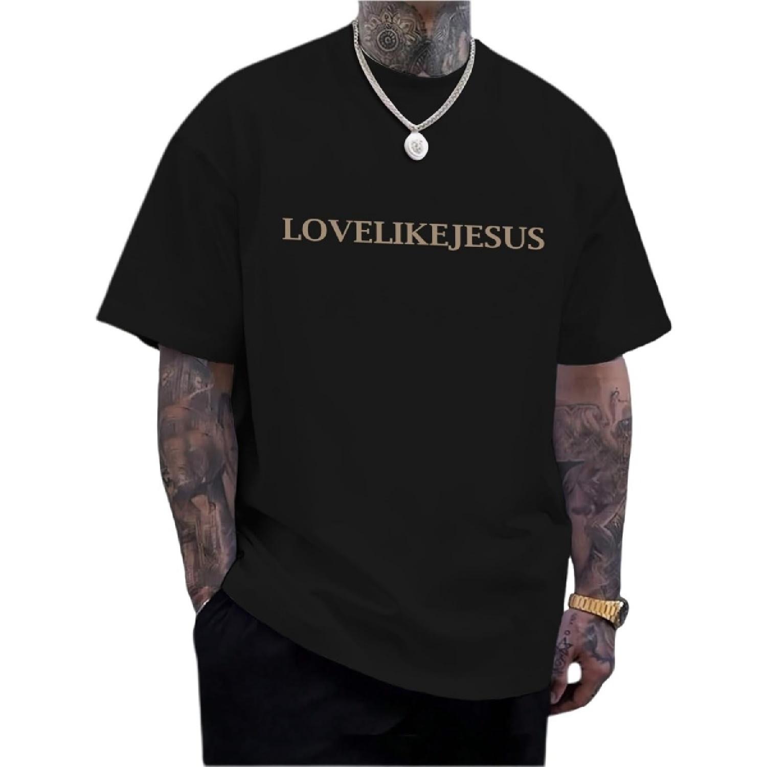 Jesus Shirts for Men - Casual Short Sleeve Crew Neck Graphic Tees, Lightweight Fashion Clothes Vacation Everyday Wear XXXXXL різнокольоровий
Jesus Shirts for Men - Casual Short Sleeve Crew Neck Graphic Tees, Lightweight Fashion Clothes Vacation Everyday Wear XXXXXL різнокольоровий