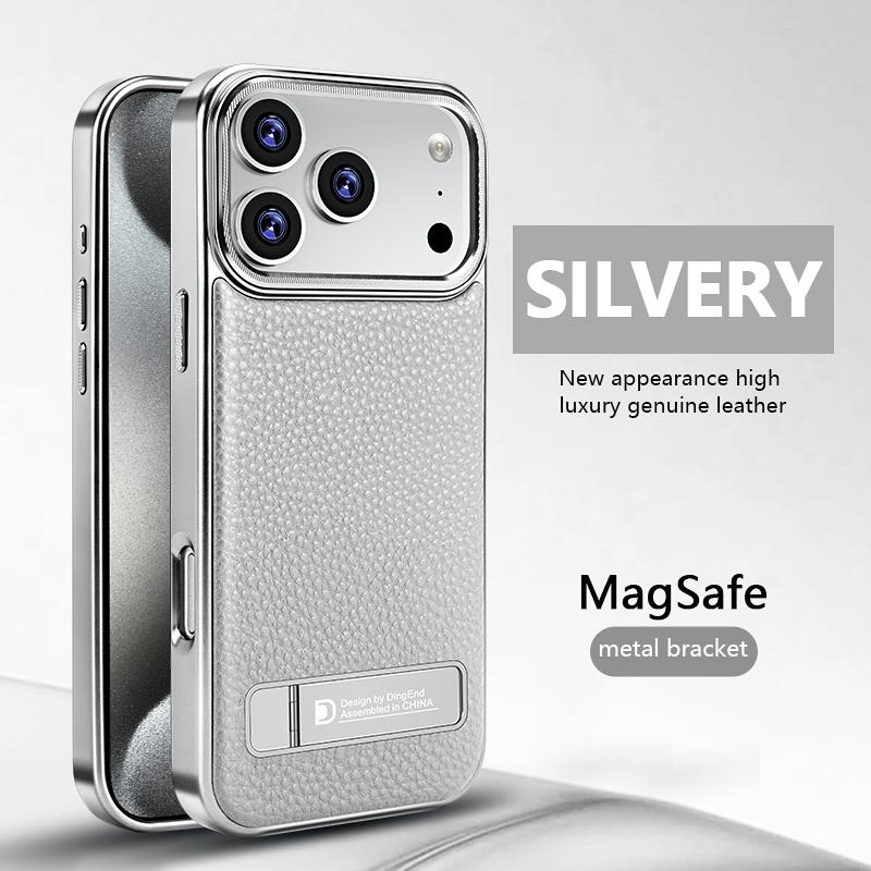 Luxury Magnetic Plating Leather Case For iPhone 17 Pro Max Funda iPhone 16 Pro Max 15 14 13 Folding Bracket Shockproof Phone Holder Cover For iPhone 13 Pro Max срібний
Luxury Magnetic Plating Leather Case For iPhone 17 Pro Max Funda iPhone 16 Pro Max 15 14 13 Folding Bracket Shockproof Phone Holder Cover For iPhone 13 Pro Max срібний