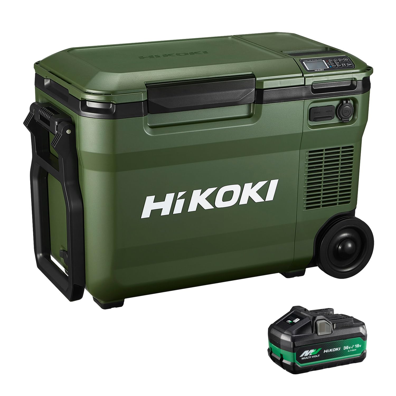 Беспроводной автомобильный холодильник HiKOKI Cold Warehouse объемом 25 л, совместимый с 3 источниками питания, тип компрессора, возможность настройки температуры
Беспроводной автомобильный холодильник HiKOKI Cold Warehouse объемом 25 л, совместимый с 3 источниками питания, тип компрессора, возможность настройки температуры