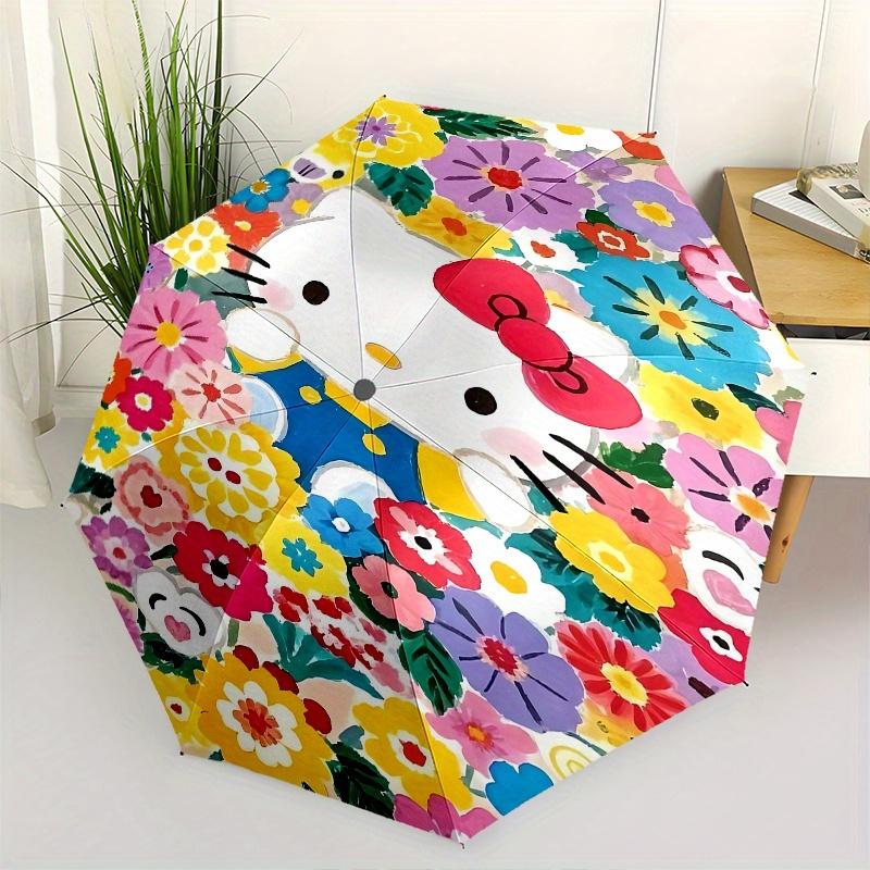 Hello Kitty, Floral Automatic opening and closing folding umbrella with 8 rib frame and compact travel design, perfect for all occasions | S
Hello Kitty, Floral Automatic opening and closing folding umbrella with 8 rib frame and compact travel design, perfect for all occasions | S