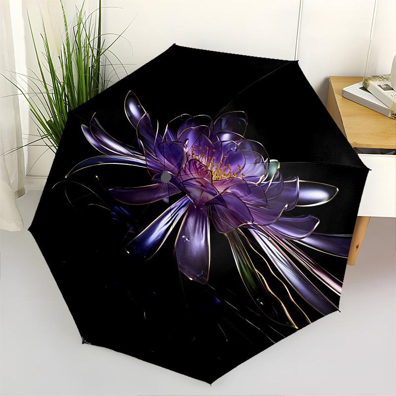 Lotus Flower Automatic Folding Umbrella Compact 8 rib Design,Unique Style,Suitable for Everyday Outdoor Use,Perfect Gift for Friends an
Lotus Flower Automatic Folding Umbrella Compact 8 rib Design,Unique Style,Suitable for Everyday Outdoor Use,Perfect Gift for Friends an