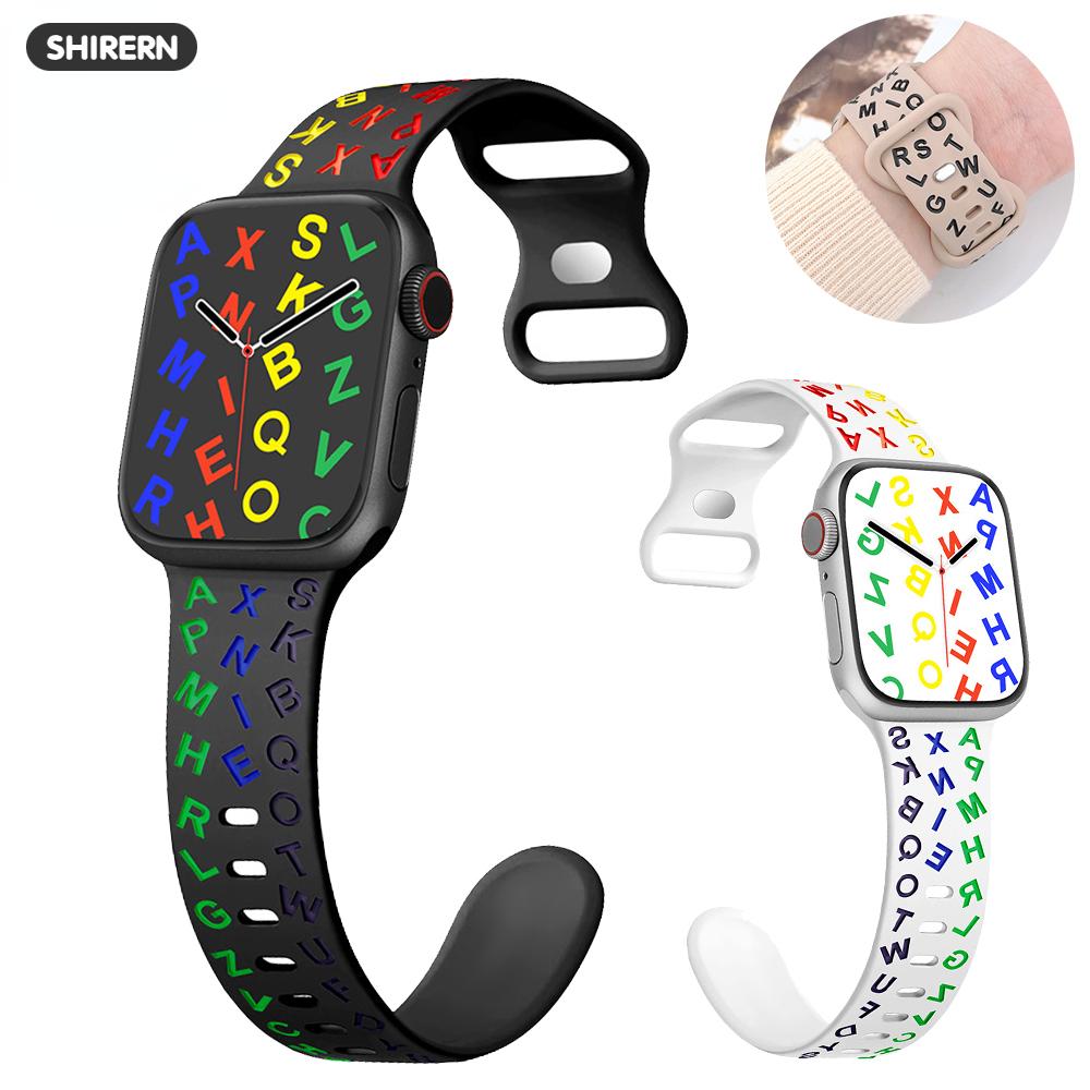 Силиконовый ремешок для Apple Watch Ultra 2/1, 49 мм, 44 мм, 40 мм, 45 мм, 41 мм, 42 мм, 38 мм, браслет с буквами для IWatch Series 9, 8, 7, 6, 5, 4, 3 Se
Силиконовый ремешок для Apple Watch Ultra 2/1, 49 мм, 44 мм, 40 мм, 45 мм, 41 мм, 42 мм, 38 мм, браслет с буквами для IWatch Series 9, 8, 7, 6, 5, 4, 3 Se