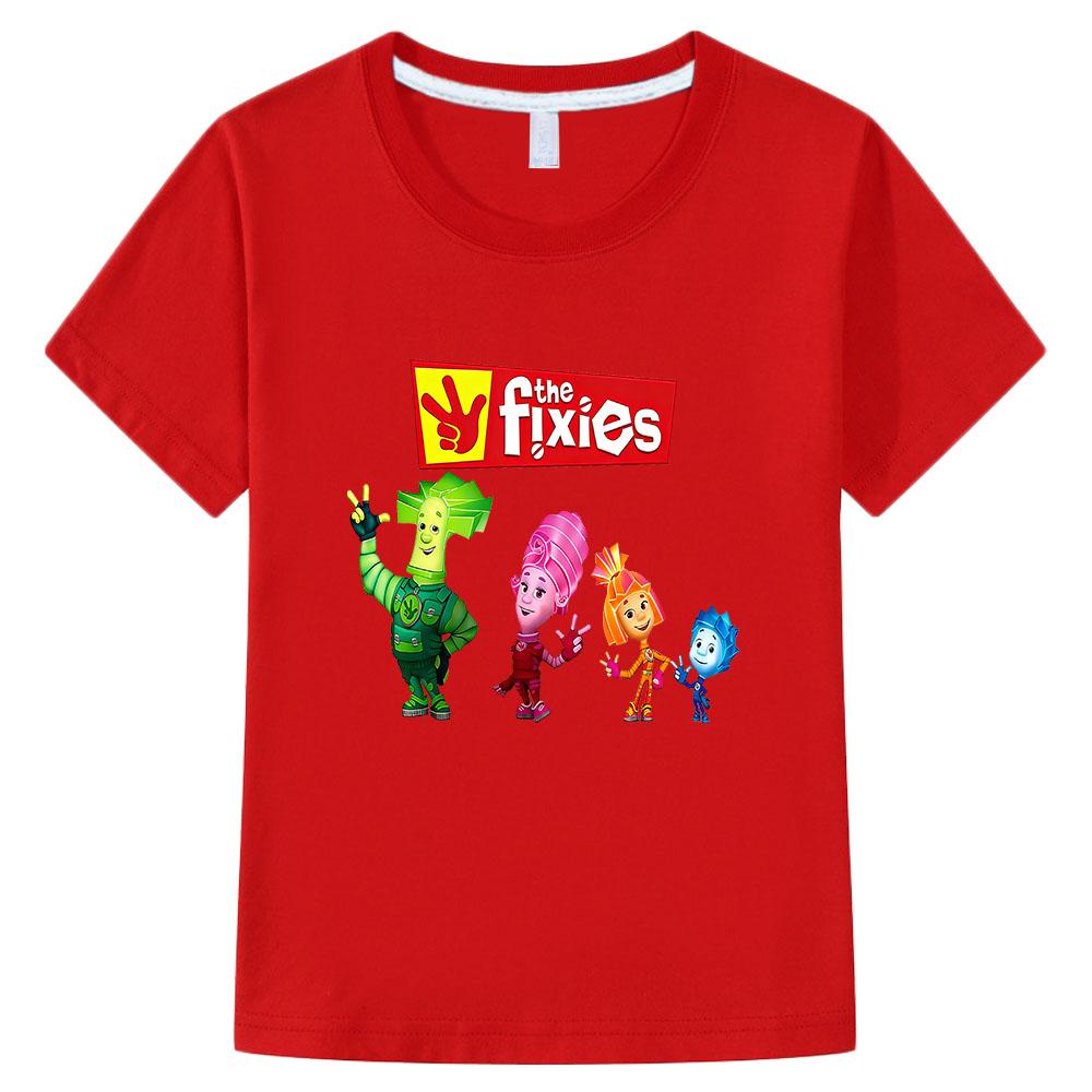 The Fixies Cartoon Boys Girls T-shirt Kids Clothing cotton anime print Short Sleeves Sports Comic Tees Toddler for Spring Summer Tops Anime T-shirt 100 красный
The Fixies Cartoon Boys Girls T-shirt Kids Clothing cotton anime print Short Sleeves Sports Comic Tees Toddler for Spring Summer Tops Anime T-shirt 100 красный