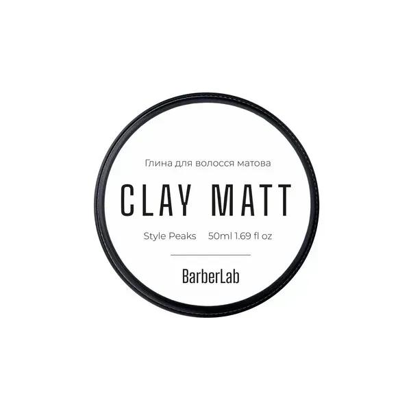 Hair clay with matte effect Style Peaks BarberLab 50 ml 
Hair clay with matte effect Style Peaks BarberLab 50 ml