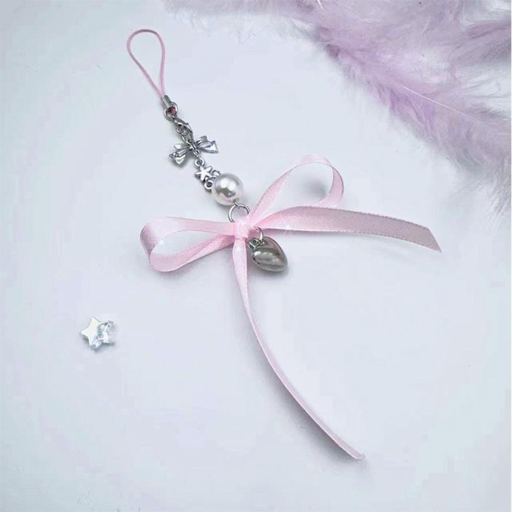 Keyring Sweet Girl Phone Chain Bowknot Mobile Phone Lanyard Y2K Phone Charms Car Key Chains silver
Keyring Sweet Girl Phone Chain Bowknot Mobile Phone Lanyard Y2K Phone Charms Car Key Chains silver