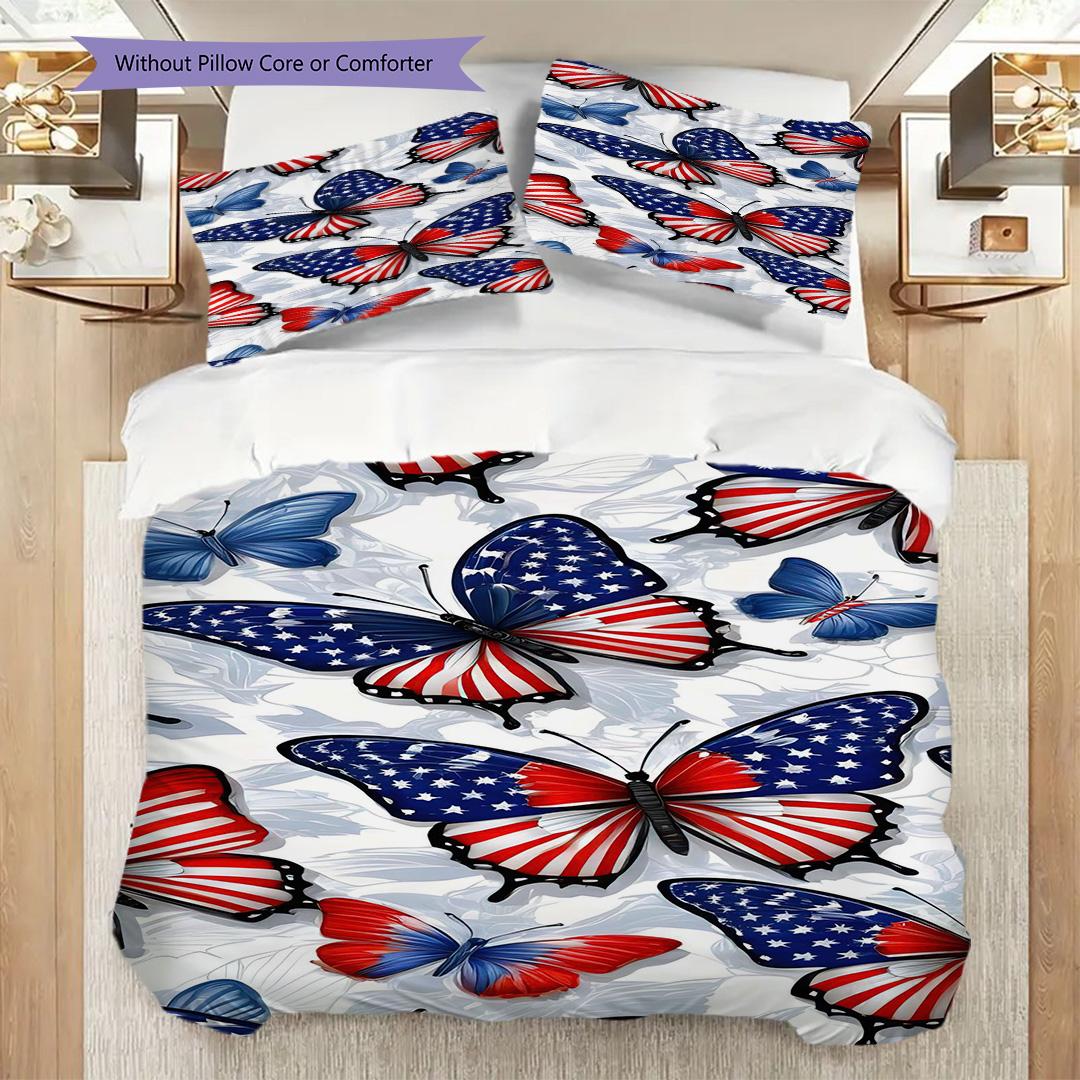 1PC Butterflies, flowers Bedding Quilt Set Quilt Cover Pillowcase Home Decoration Birthday Gift (1 * duvet cover + 15 * pillowcase, without core) 135x200cm
1PC Butterflies, flowers Bedding Quilt Set Quilt Cover Pillowcase Home Decoration Birthday Gift (1 * duvet cover + 15 * pillowcase, without core) 135x200cm