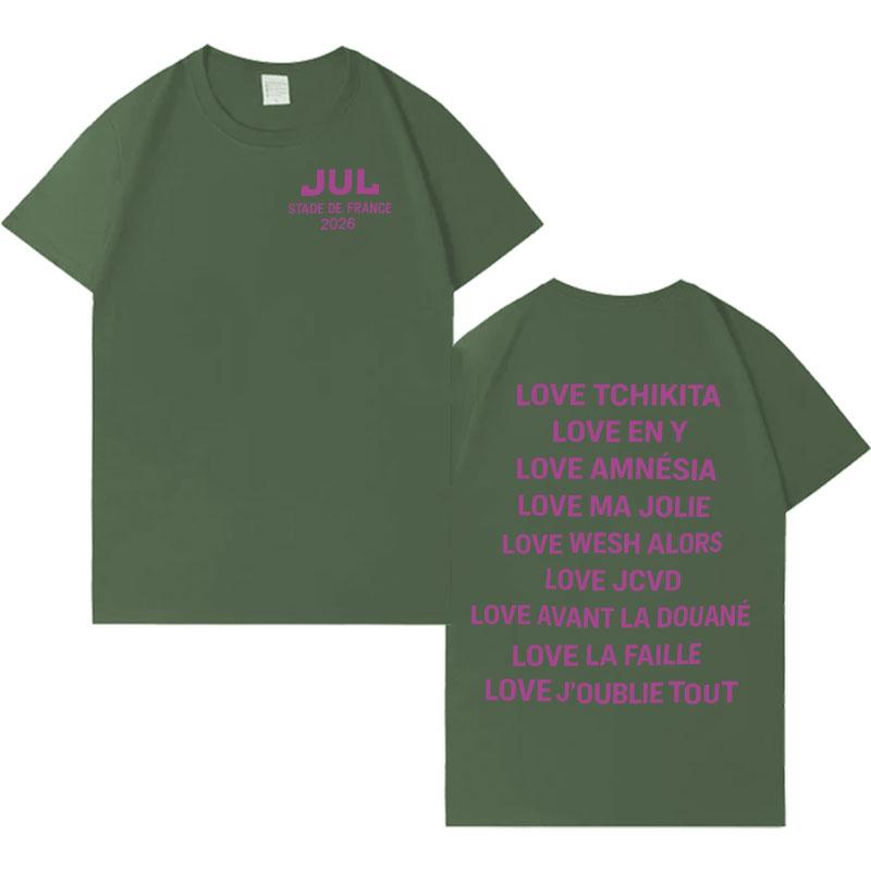 2026 Rapper Jul Trendy Tshirt Man Woman Casual Crewneck Y2K T Shirt Shortsleeved Cotton High Quality Oversized Comfort Tshirt 4XL
2026 Rapper Jul Trendy Tshirt Man Woman Casual Crewneck Y2K T Shirt Shortsleeved Cotton High Quality Oversized Comfort Tshirt 4XL