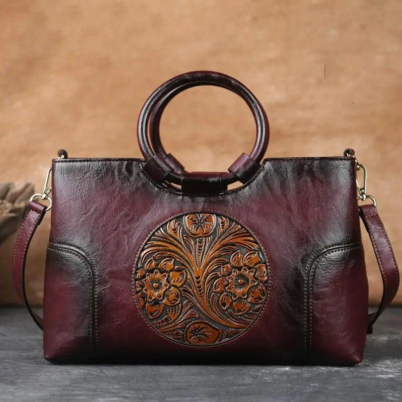 2026 New High Quality Leather Women Handbag Retro Handmade Embossed Shoulder Bag For Women Large Capacity Female Messenger Bags
2026 New High Quality Leather Women Handbag Retro Handmade Embossed Shoulder Bag For Women Large Capacity Female Messenger Bags