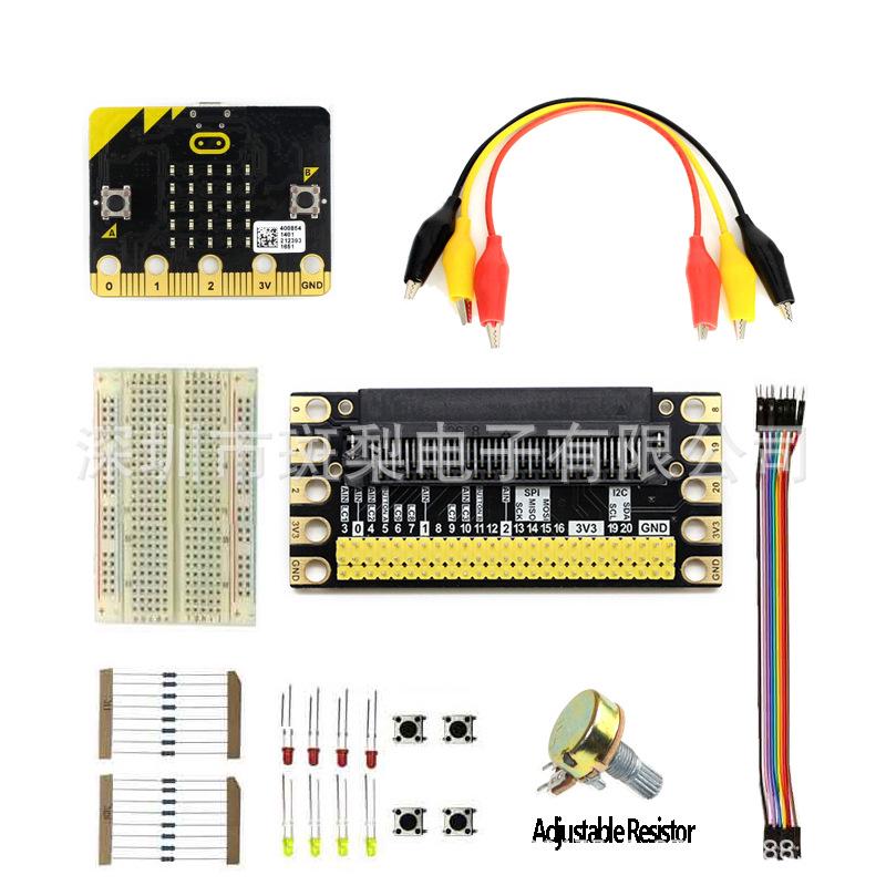 BBC micro:bit GPIO Starter Kit Expansion Board Starter Kit
BBC micro:bit GPIO Starter Kit Expansion Board Starter Kit