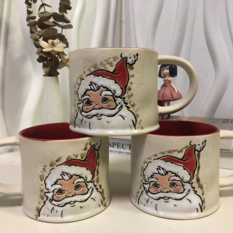 Santa Claus Cartoon Ceramic Mug Breakfast Ins Couple Coffee Cute Tea Cups Office Water Cup Gift Drinkware 301-400ml
Santa Claus Cartoon Ceramic Mug Breakfast Ins Couple Coffee Cute Tea Cups Office Water Cup Gift Drinkware 301-400ml
