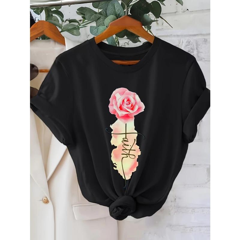 Модна жіноча футболка європейського розміру з круглим вирізом, принтом у вигляді літер та мультфільмів, простим дизайном, зручна та дихаюча, підходить для щоденного відпочинку 4XL
Модна жіноча футболка європейського розміру з круглим вирізом, принтом у вигляді літер та мультфільмів, простим дизайном, зручна та дихаюча, підходить для щоденного відпочинку 4XL