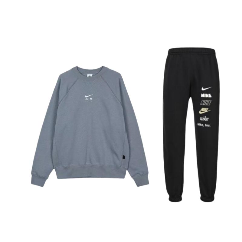 Nike Letter Logo Fleece Round Neck Loose Long Sleeve Warm Casual Cuffed Knit Pants Sweatshirt Set Unisex Sweatshirt Set DX0796-010+FB7204-065 S
Nike Letter Logo Fleece Round Neck Loose Long Sleeve Warm Casual Cuffed Knit Pants Sweatshirt Set Unisex Sweatshirt Set DX0796-010+FB7204-065 S