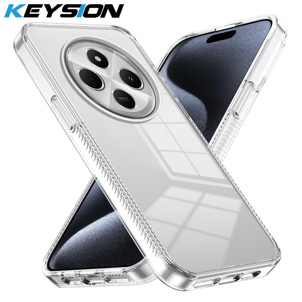 KEYSION Прозрачный чехол для телефона для Redmi 14C Мягкий ТПУ+ПК Противоскользящий HD Прозрачный Ударопрочный Задняя крышка для телефона для Xiaoami POCO C75 for Redmi 14C чёрный
KEYSION Прозрачный чехол для телефона для Redmi 14C Мягкий ТПУ+ПК Противоскользящий HD Прозрачный Ударопрочный Задняя крышка для телефона для Xiaoami POCO C75 for Redmi 14C чёрный