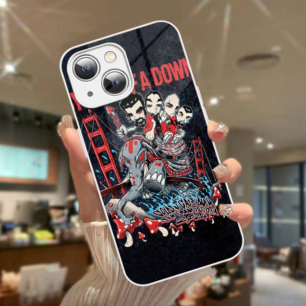 Metal System Of A Down Band For IPhone 14 13 12 Mini 11 Pro XS Max X XR 14 Plus Tempered Glass Cover iphone 12pro max
Metal System Of A Down Band For IPhone 14 13 12 Mini 11 Pro XS Max X XR 14 Plus Tempered Glass Cover iphone 12pro max