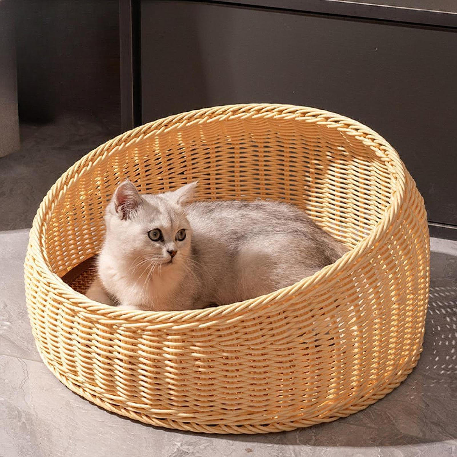 Кошачья кровать-корзина, полузакрытое гнездо, товары для животных, портативная, все четыре сезона, гостиная, спальное место бежевый
Кошачья кровать-корзина, полузакрытое гнездо, товары для животных, портативная, все четыре сезона, гостиная, спальное место бежевый