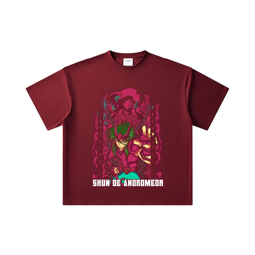 260 GSM Double Yarn 32 Count 100% Cotton Saint Seiya V17 Shun Print Unisex Heavy Cotton T Shirt 2XL вина червоного кольору
260 GSM Double Yarn 32 Count 100% Cotton Saint Seiya V17 Shun Print Unisex Heavy Cotton T Shirt 2XL вина червоного кольору