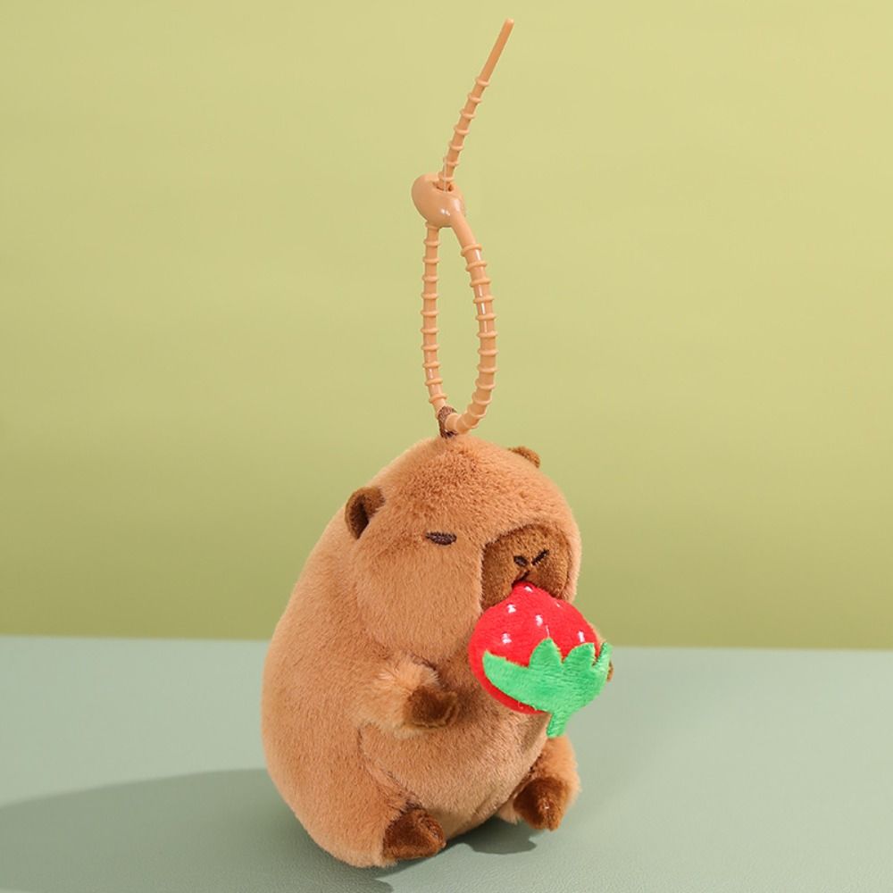 Pullable Capybara Toys Strawberry Dolls Keychains Creative Car Keyring Girls Toy strawberry
Pullable Capybara Toys Strawberry Dolls Keychains Creative Car Keyring Girls Toy strawberry