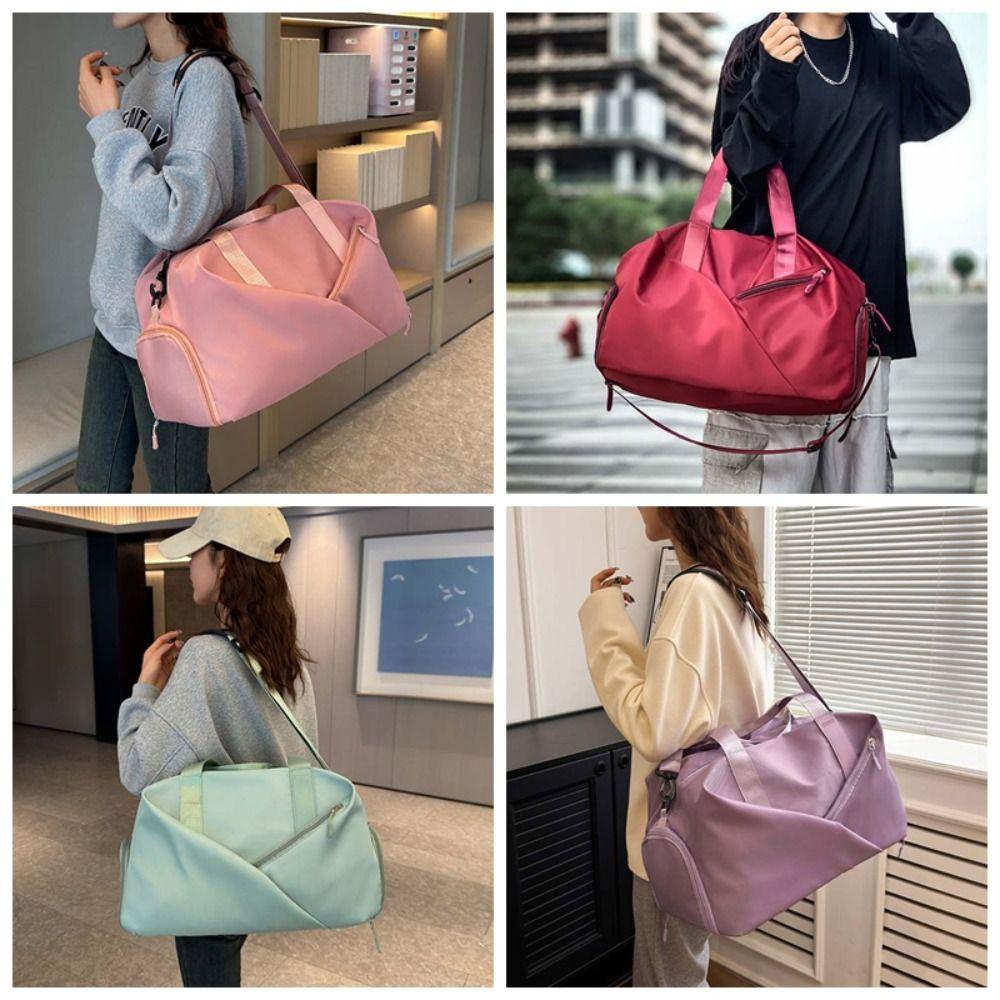 Dry Wet Separation Pillow Shape Luggage Handbag Large Capacity Travel Duffle Bag Sports
Dry Wet Separation Pillow Shape Luggage Handbag Large Capacity Travel Duffle Bag Sports