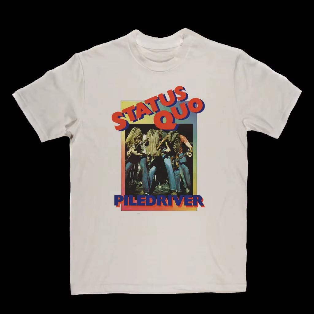 2025 Status Quo Piledriver Trend Clothing Pattern Printing Summer Luxury Brand Cotton Mens and Womens TShirts Short Sleeves 4XL
2025 Status Quo Piledriver Trend Clothing Pattern Printing Summer Luxury Brand Cotton Mens and Womens TShirts Short Sleeves 4XL