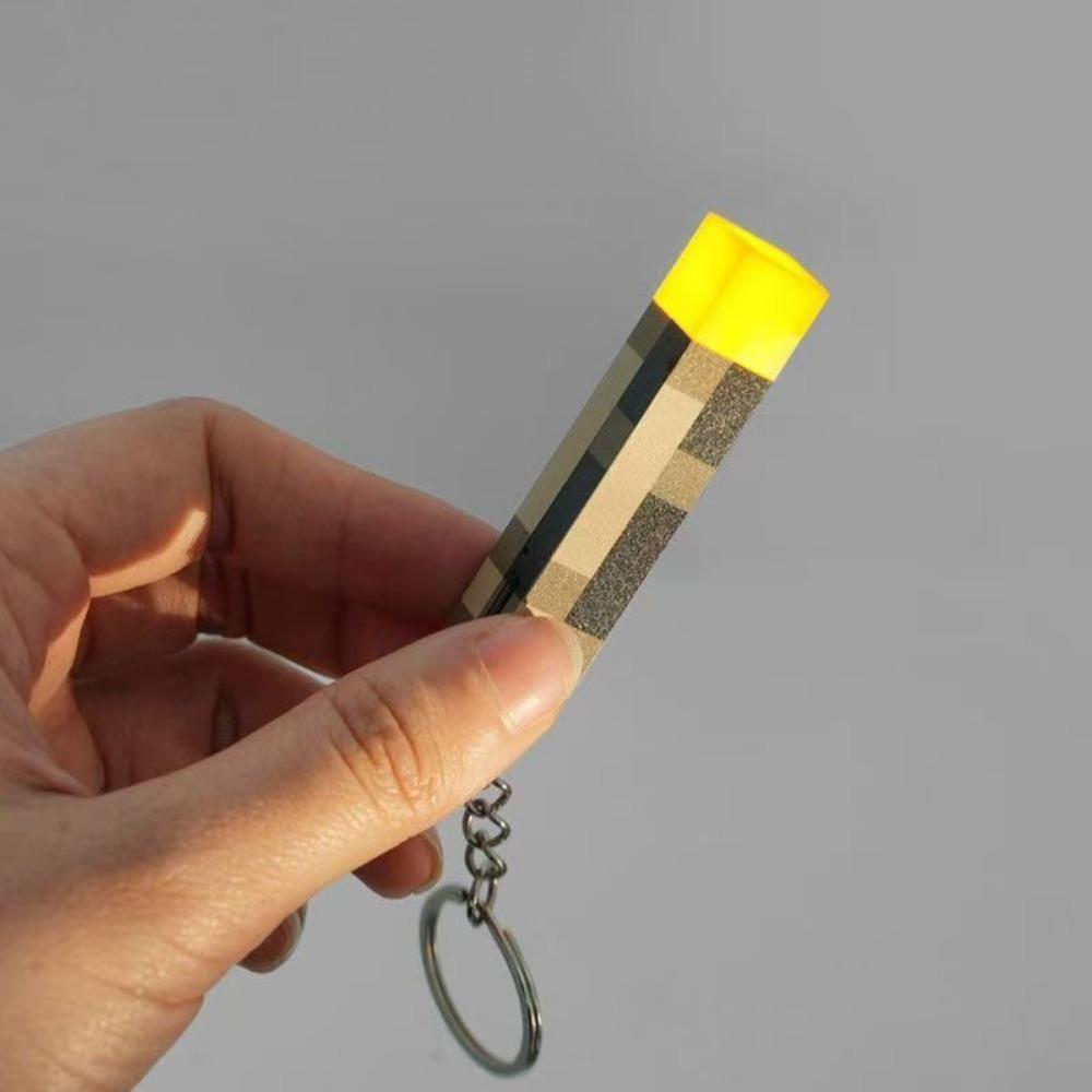 Mini LED Pixel-style Torch Flashlight Keychain Rechargeable Light Torch Plastic Game Model Toys Backpack Pendant Ornaments
Mini LED Pixel-style Torch Flashlight Keychain Rechargeable Light Torch Plastic Game Model Toys Backpack Pendant Ornaments