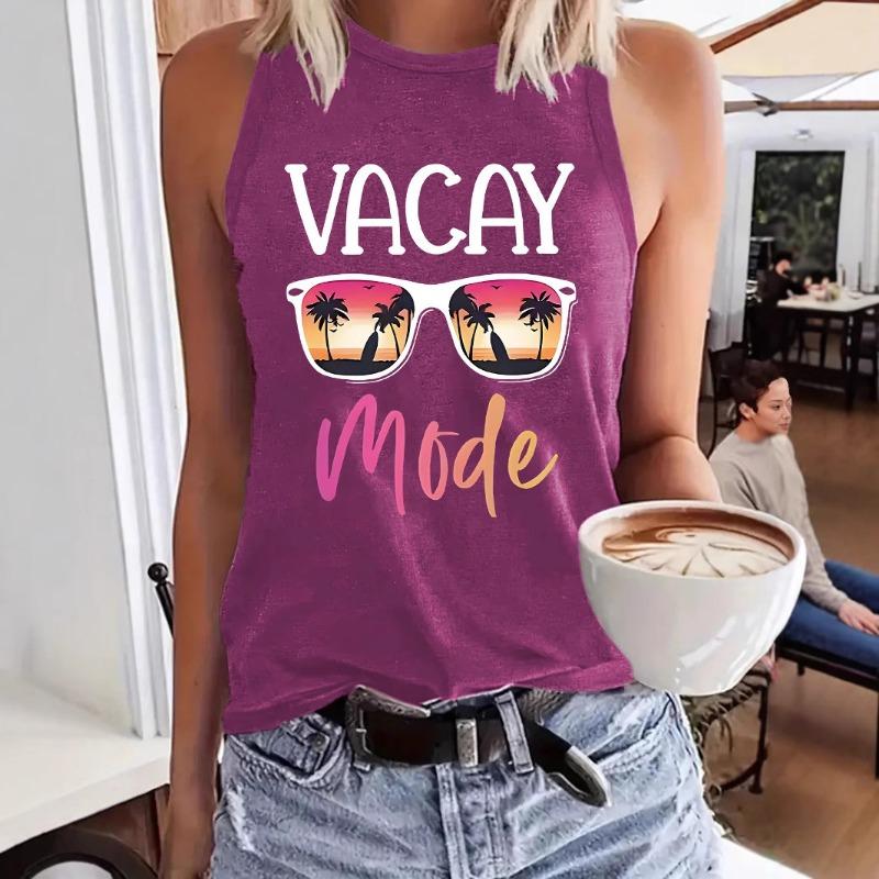Women s Casual Summer Sleeveless Loose Letter Glasses Patterned Large Vest XXL темно-синього кольору
Women s Casual Summer Sleeveless Loose Letter Glasses Patterned Large Vest XXL темно-синього кольору