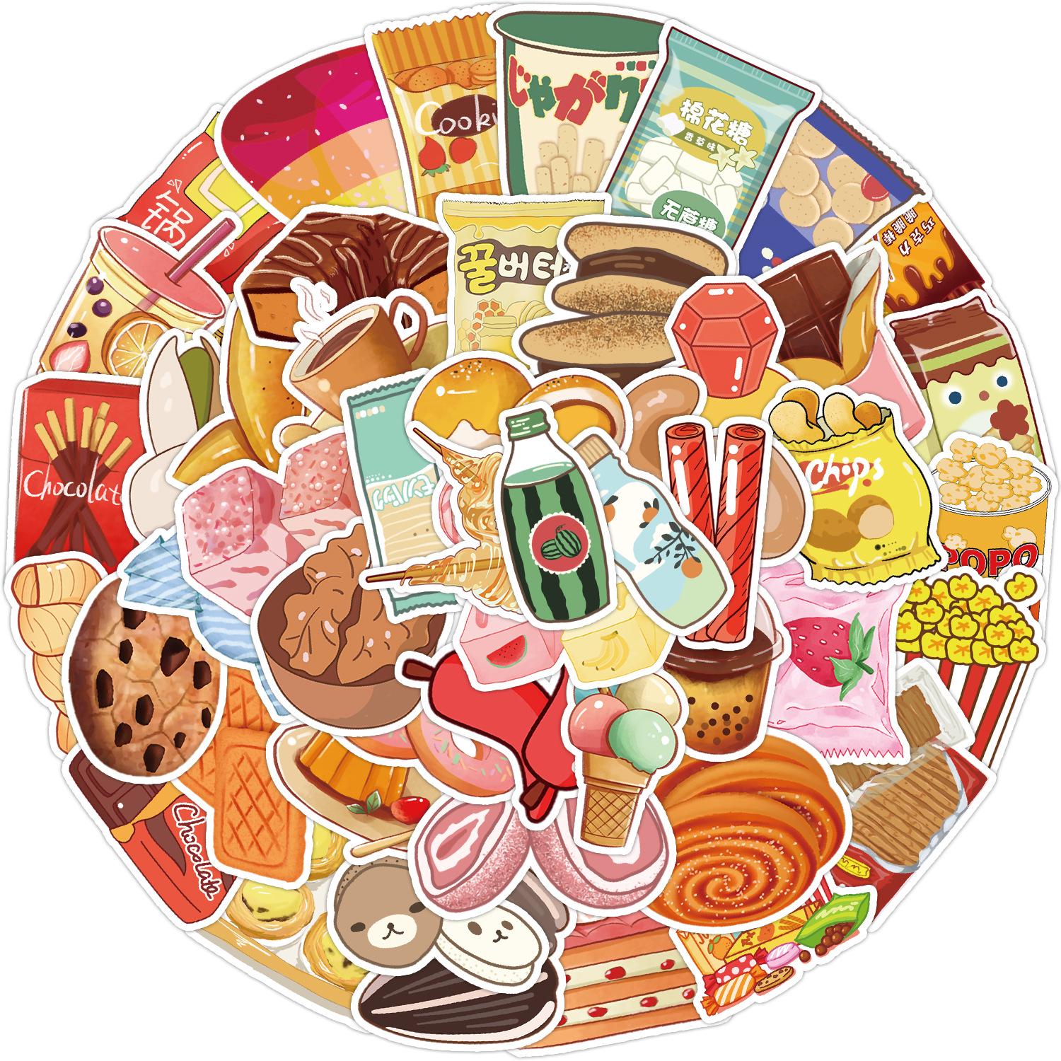 50 Waterproof, Scratch-Resistant Food Graffiti Stickers for Phones, Bottles, and Kids Planners
50 Waterproof, Scratch-Resistant Food Graffiti Stickers for Phones, Bottles, and Kids Planners