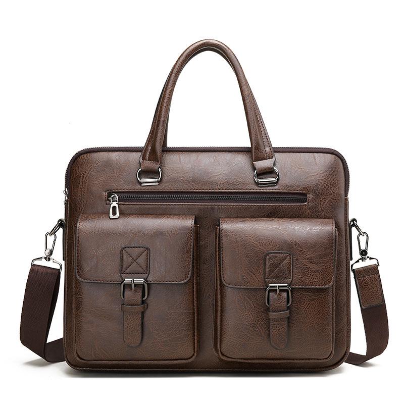 Men s High-End Casual Crossbody Bag - Large Capacity Business Briefcase Handbag темно-коричневого
Men s High-End Casual Crossbody Bag - Large Capacity Business Briefcase Handbag темно-коричневого