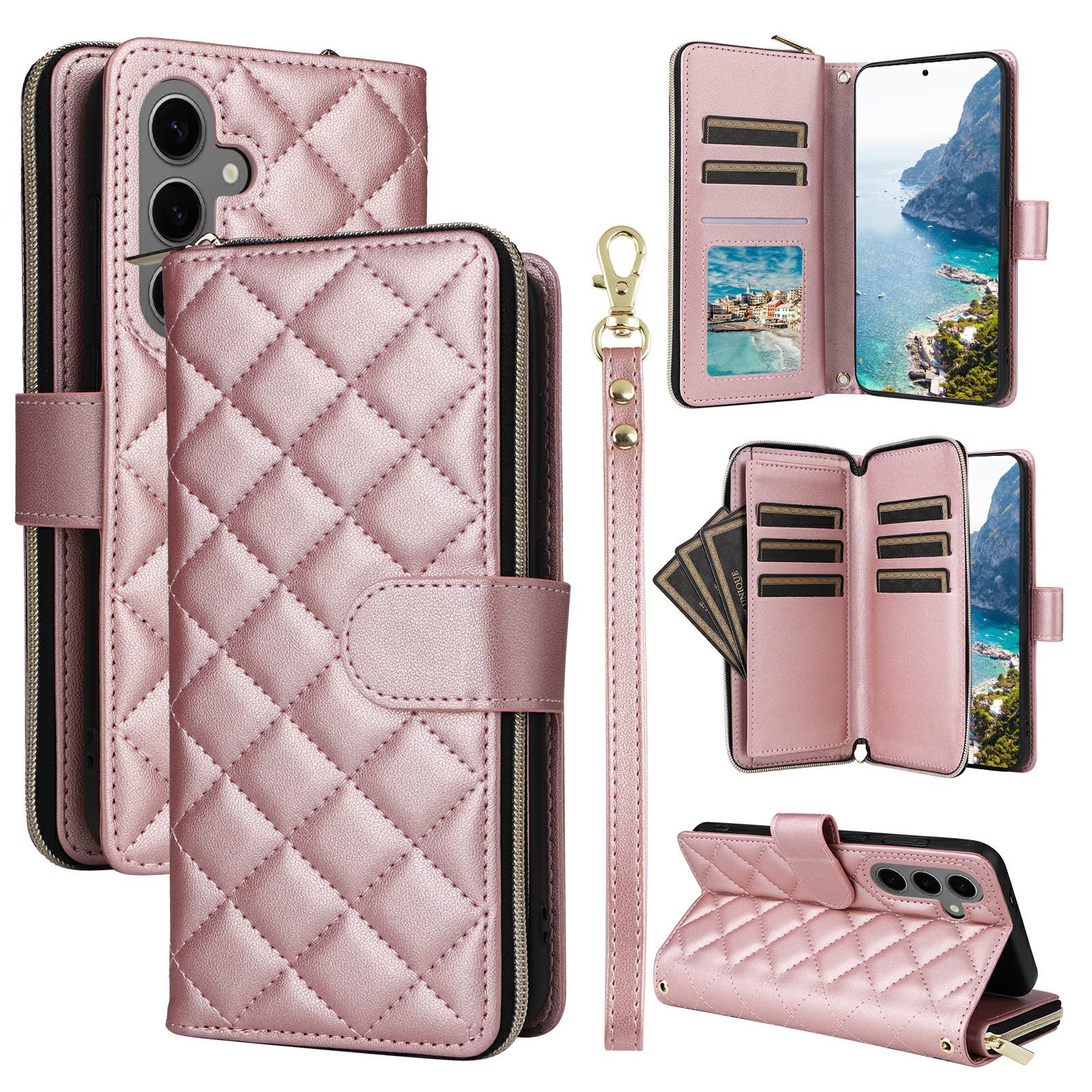 For Samsung Galaxy S25+/S24+ Case Zipper Wallet Rhombus PU Leather Crossbody Phone Bag A
For Samsung Galaxy S25+/S24+ Case Zipper Wallet Rhombus PU Leather Crossbody Phone Bag A