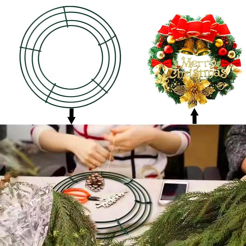 6PC/12PC Floral Decorations DIY Christmas Supplies Christmas Wreath Materials Form For Crafts Wire Wreath Frame Weddings 6PC
6PC/12PC Floral Decorations DIY Christmas Supplies Christmas Wreath Materials Form For Crafts Wire Wreath Frame Weddings 6PC
