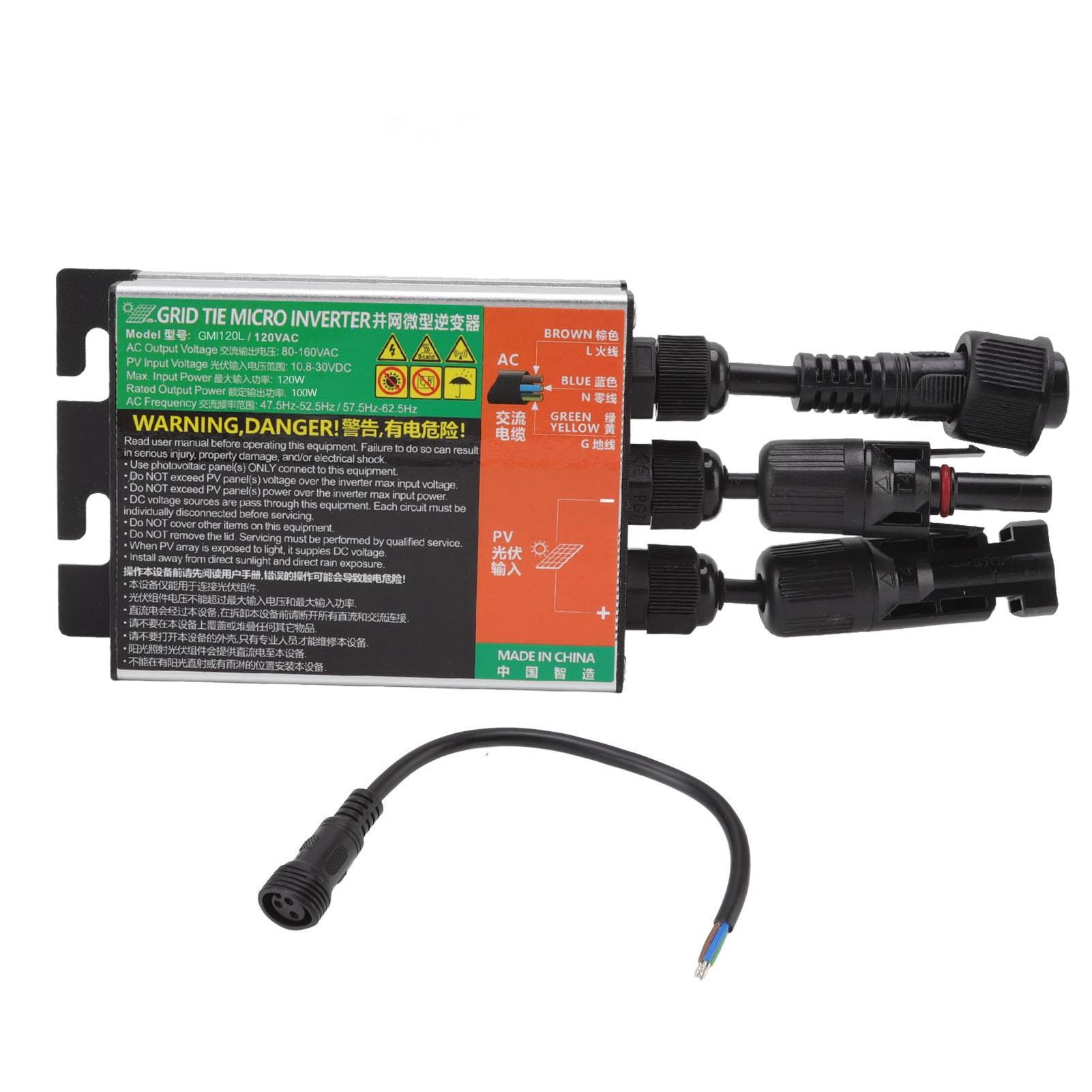 GMI Grid Tie Micro Inversor Solar PV алюминиевый сплав IP55 Multi Protection 20x7.7x3.6cm 180L
GMI Grid Tie Micro Inversor Solar PV алюминиевый сплав IP55 Multi Protection 20x7.7x3.6cm 180L