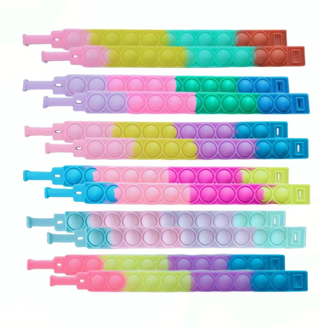 Camouflage Bubble Pop Stress Relief Silicone Bracelet Toy
Camouflage Bubble Pop Stress Relief Silicone Bracelet Toy
