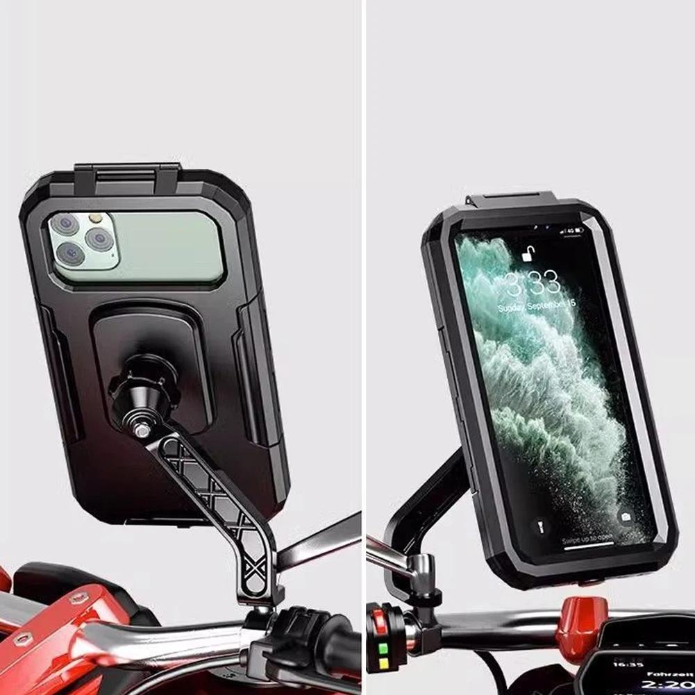 360° Swivel Phone Mount for Motorcycle Bike Adjustable GPS Holder for Cellphones & Navigation Apps Universal Waterproof
360° Swivel Phone Mount for Motorcycle Bike Adjustable GPS Holder for Cellphones & Navigation Apps Universal Waterproof