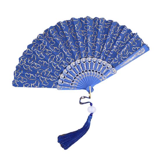 Love Heart Print Folding Fan with Tassel Chinese Style Portable Hollow Ribs Hand Fan Women Dance Performance Props Party
Love Heart Print Folding Fan with Tassel Chinese Style Portable Hollow Ribs Hand Fan Women Dance Performance Props Party