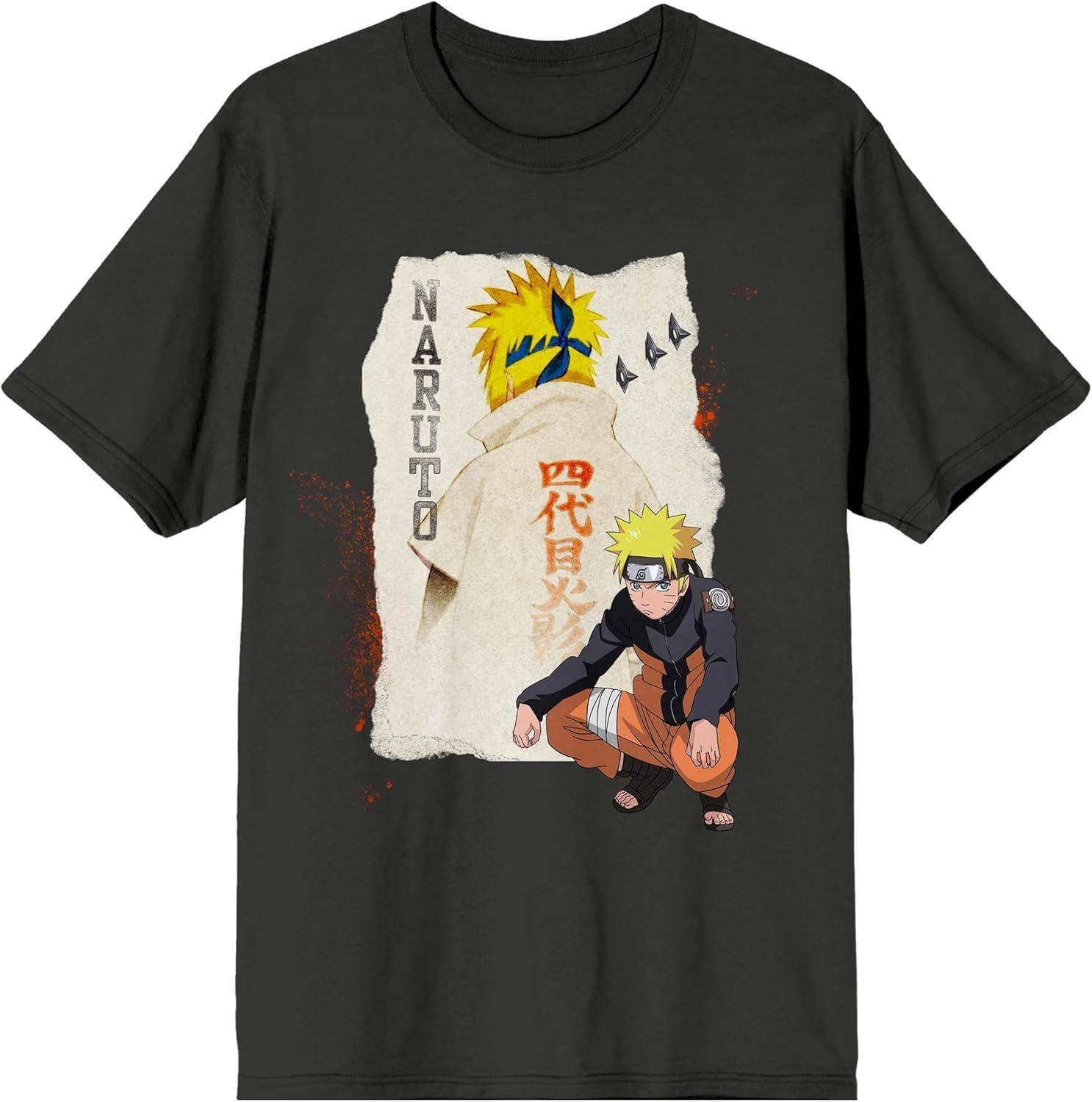 Мужская черная футболка Naruto Shippuden с графическим принтом «Рваная бумага», с круглым вырезом, с короткими рукавами S чёрный
Мужская черная футболка Naruto Shippuden с графическим принтом «Рваная бумага», с круглым вырезом, с короткими рукавами S чёрный