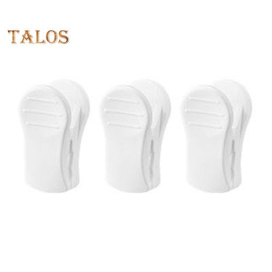 1 комплект зажимов для пищевых продуктов, широкое применение, портативные, креативные, многоцелевые, герметичные зажимы для сумок с магнитной спинкой, бытовые принадлежности белый