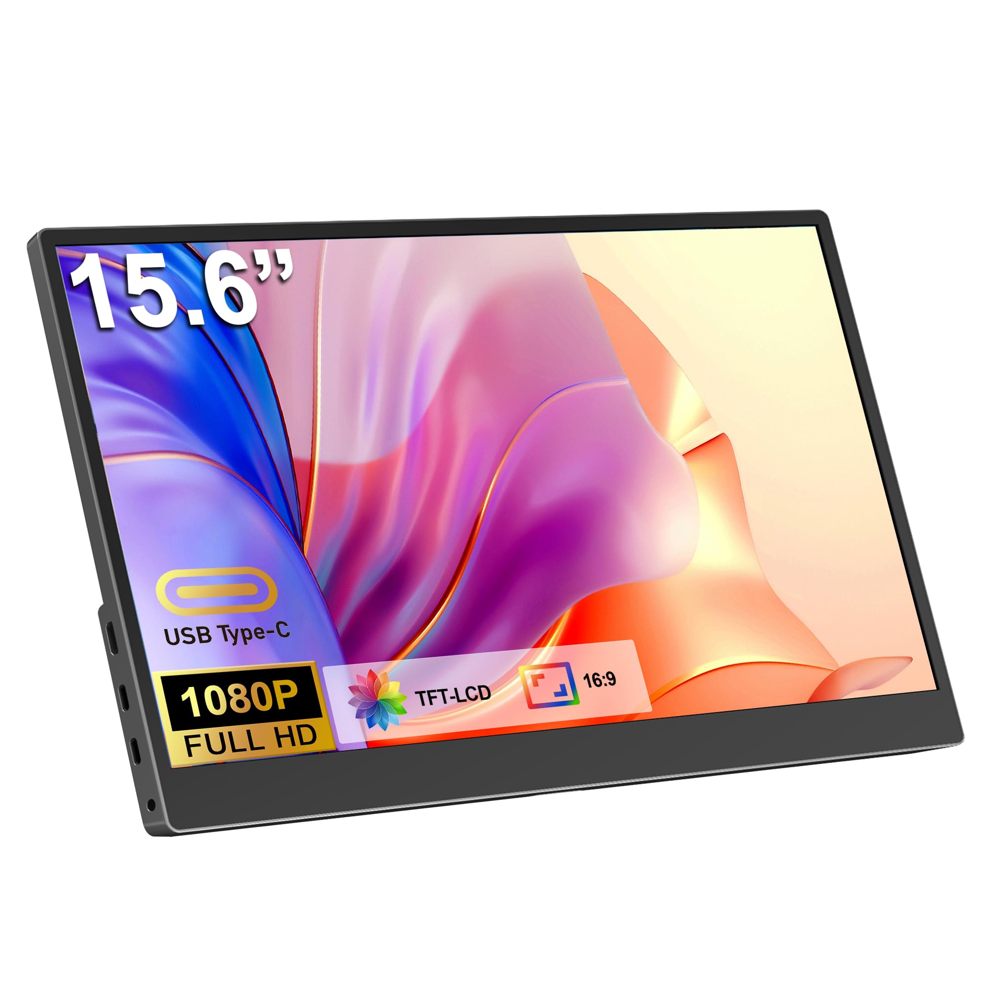 Мобільний монітор Dobios, дюймовий 1920x1080FHD 60 Гц, мобільний дисплей, портативний монітор, ігровий монітор, 1080P 2024, новий портативний легкий тонкий динамік чорний
Мобільний монітор Dobios, дюймовий 1920x1080FHD 60 Гц, мобільний дисплей, портативний монітор, ігровий монітор, 1080P 2024, новий портативний легкий тонкий динамік чорний