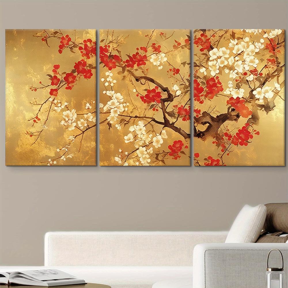 3 pieces of new Chinese retro gold background plum blossom decorative paintings, Chinese style home decor, living room entrance (as the picture,20x30cm No Frame)
3 pieces of new Chinese retro gold background plum blossom decorative paintings, Chinese style home decor, living room entrance (as the picture,20x30cm No Frame)
