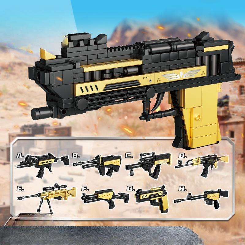 8-in-1 384pcs Military Series Desert Eagle Building Block Toy Set No Box
8-in-1 384pcs Military Series Desert Eagle Building Block Toy Set No Box